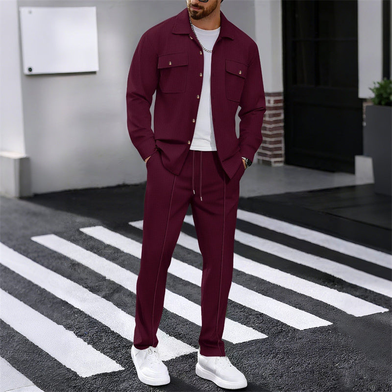 Rocky - Waffle Knit Jacket & Pants