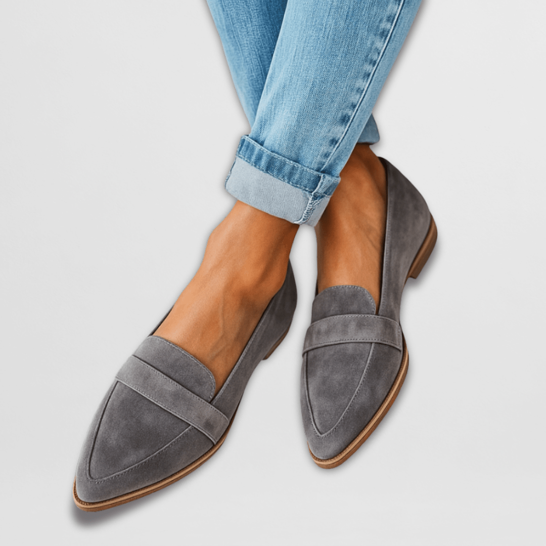 Roselle - Cushioned Suede Slippers