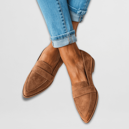 Roselle - Cushioned Suede Slippers