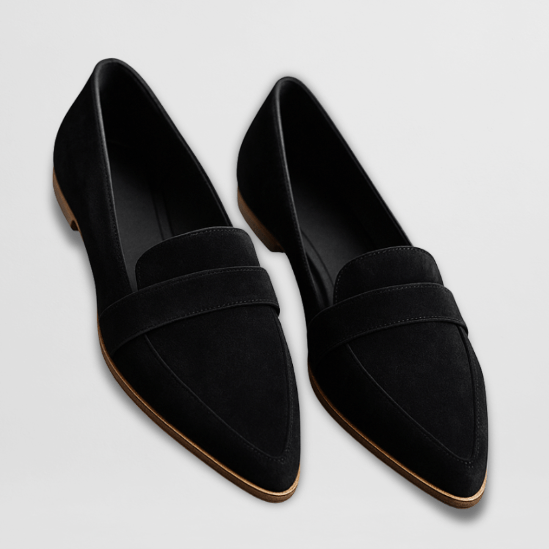 Roselle - Cushioned Suede Slippers
