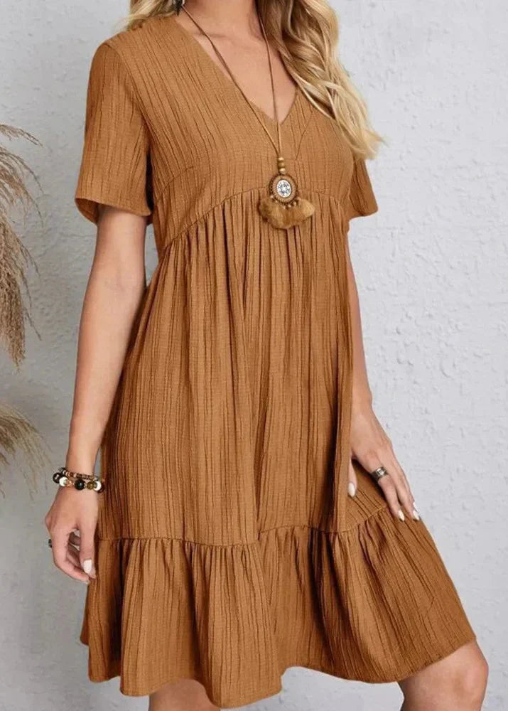 Enora - Fluid Layered Dress