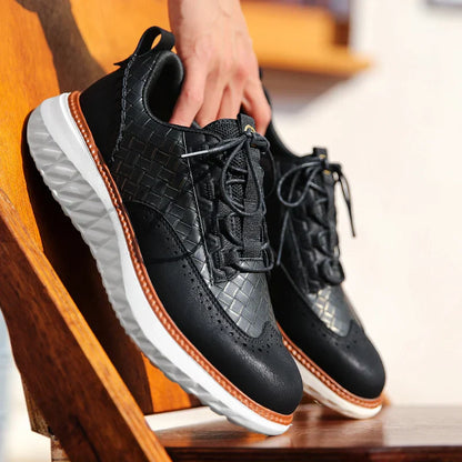 Harvey - Breathable Leather Sneakers