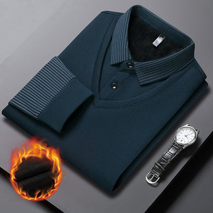Wilburn - Cotton Striped-Collar Shirt Set