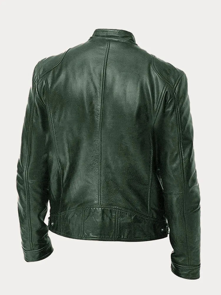 Neal - Structured Leather Jacket