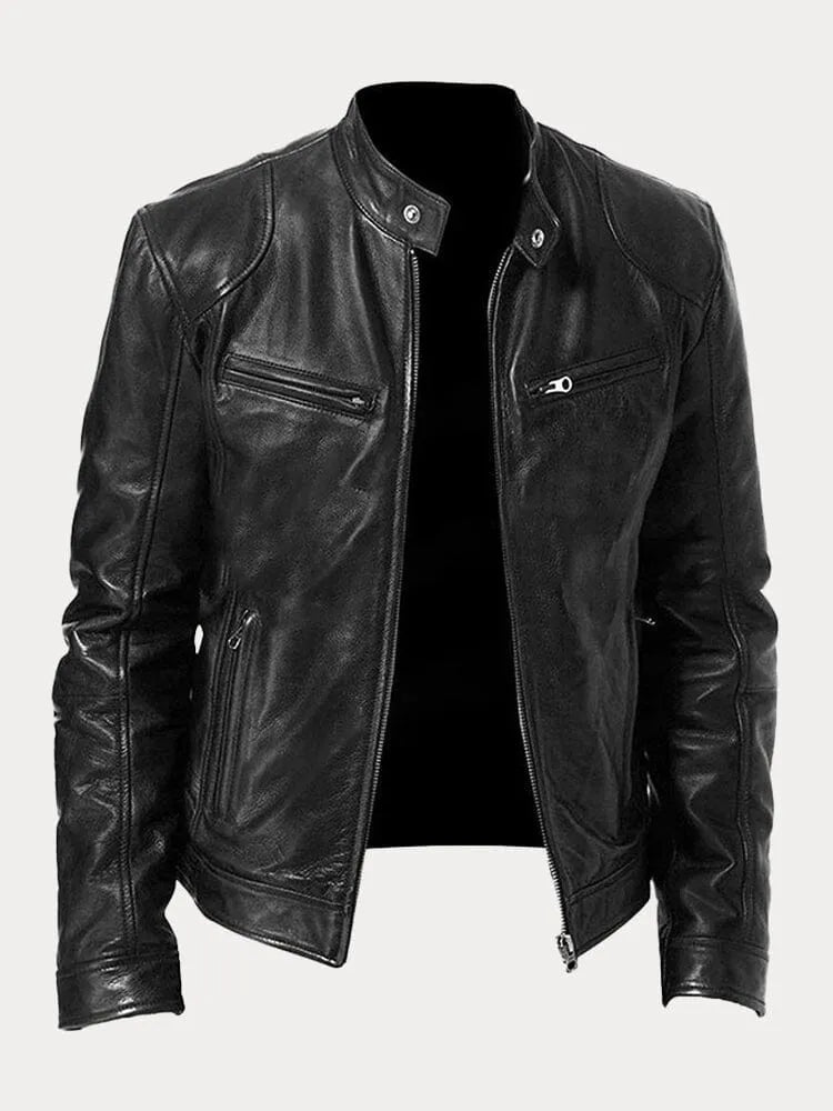 Neal - Structured Leather Jacket