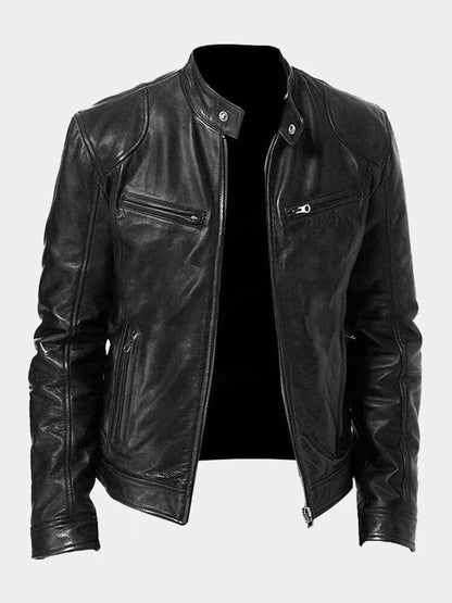 Neal - Structured Leather Jacket