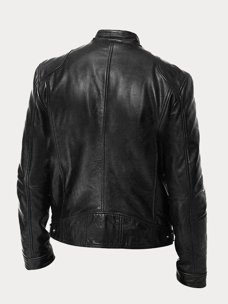 Neal - Structured Leather Jacket