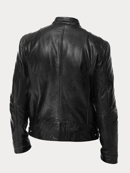 Neal - Structured Leather Jacket