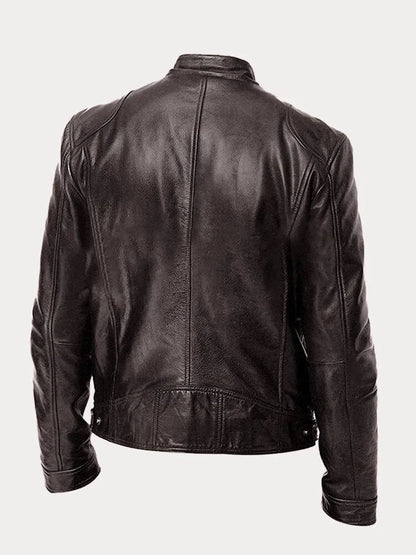 Neal - Structured Leather Jacket