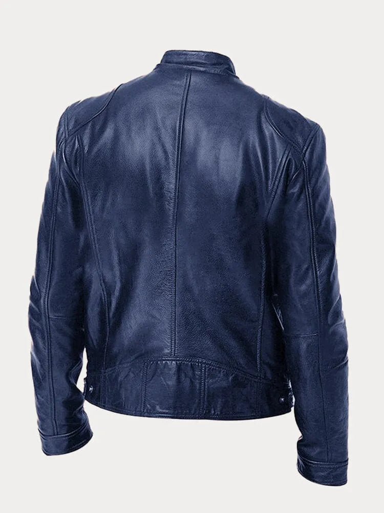 Neal - Structured Leather Jacket