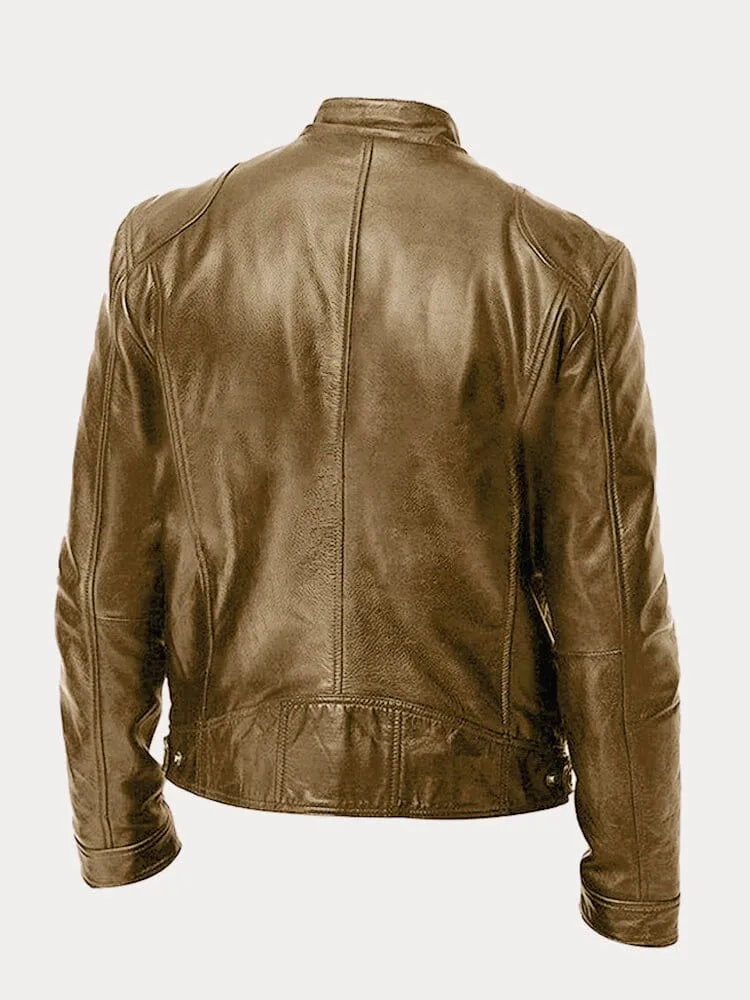 Neal - Structured Leather Jacket
