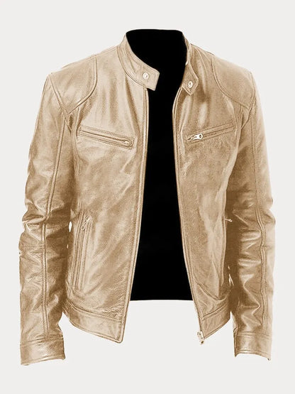 Neal - Structured Leather Jacket