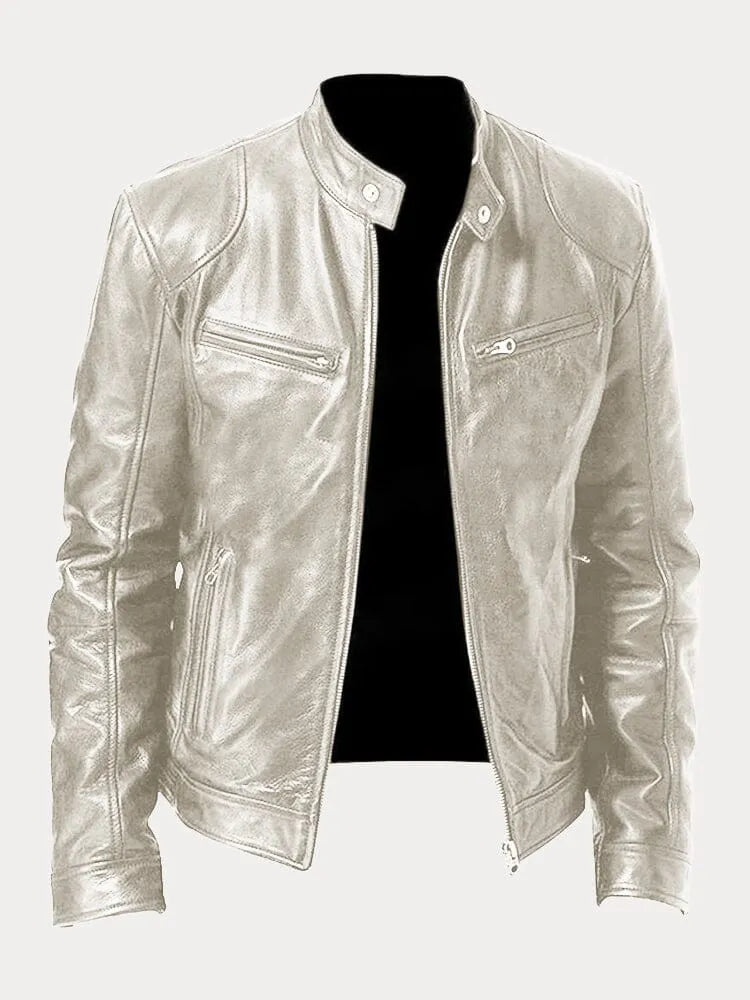 Neal - Structured Leather Jacket