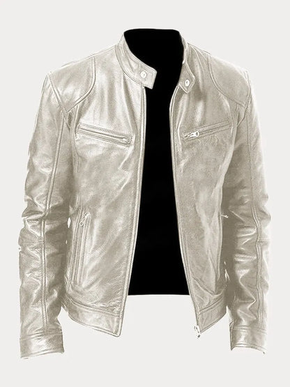 Neal - Structured Leather Jacket