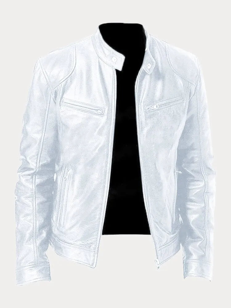 Neal - Structured Leather Jacket