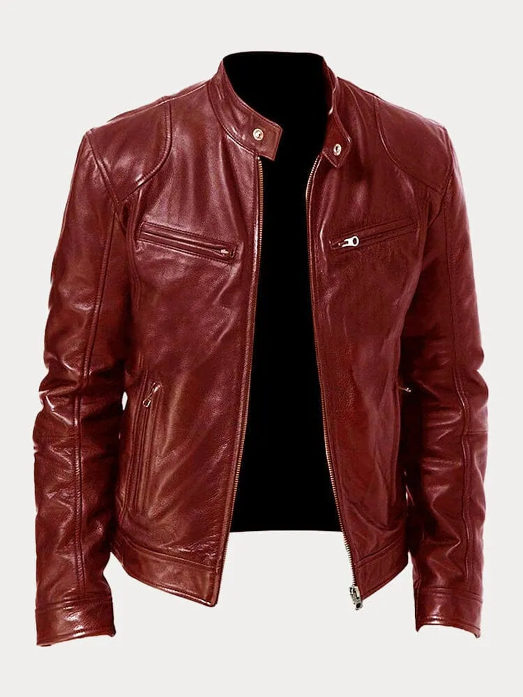 Neal - Structured Leather Jacket
