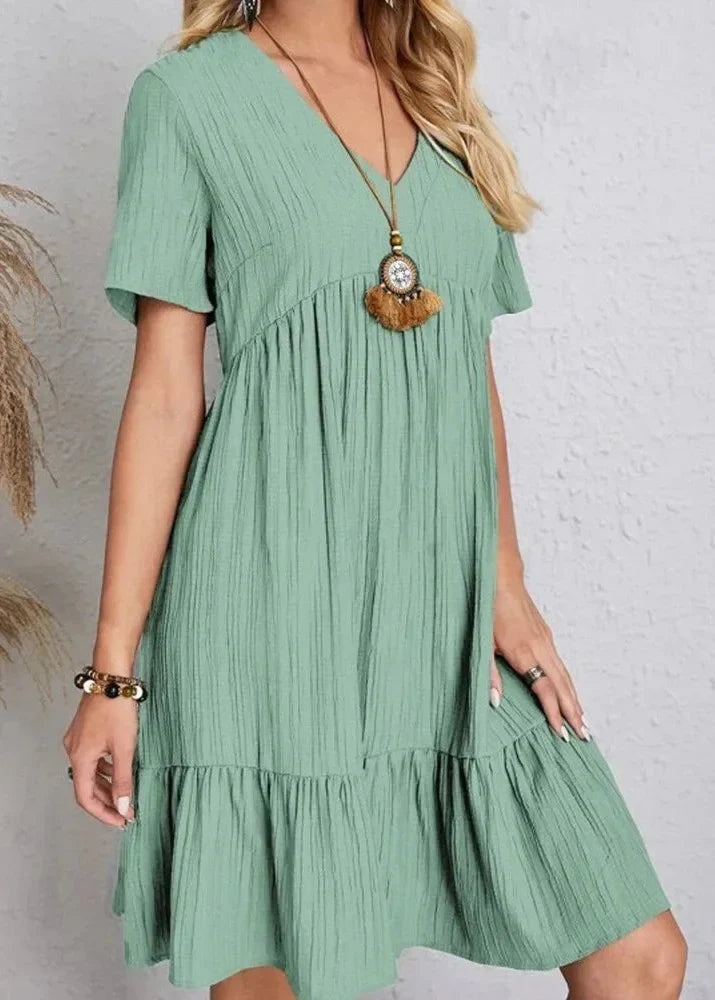 Enora - Fluid Layered Dress