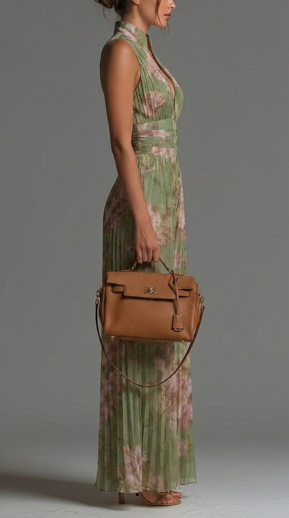 Tanya - Floral Chiffon Jumpsuit