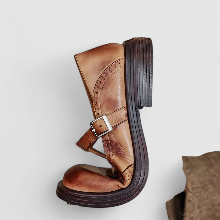 Liora - Leather Mary Janes