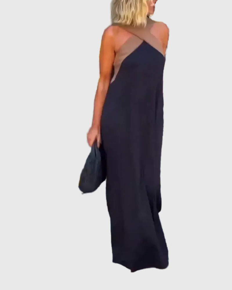 Sheila - Wrap-Front Maxi Dress