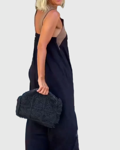 Sheila - Wrap-Front Maxi Dress