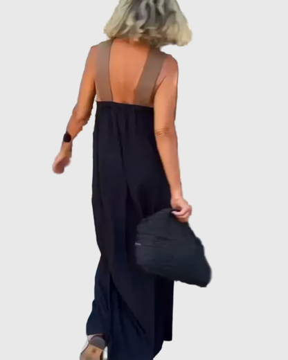 Sheila - Wrap-Front Maxi Dress