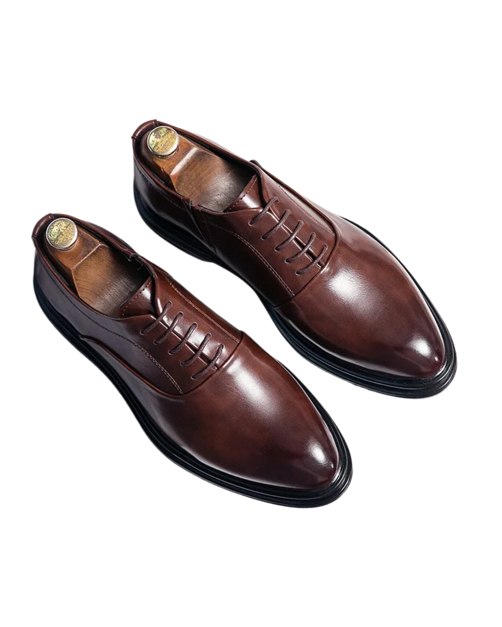 Zackary - Lace-Up Leather Oxfords