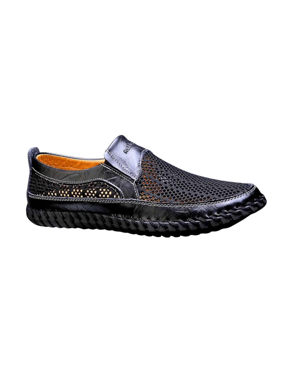 Rovian - Polished Leather Slip-Ons