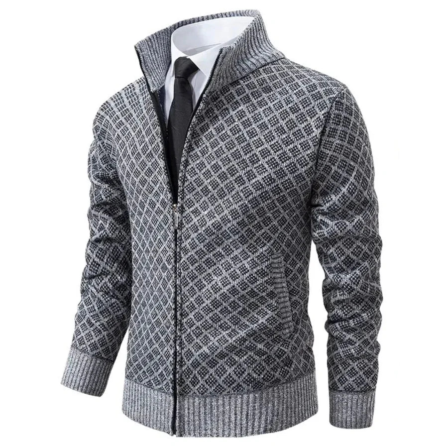 Branton - Waffle-Textured Zip Gilet