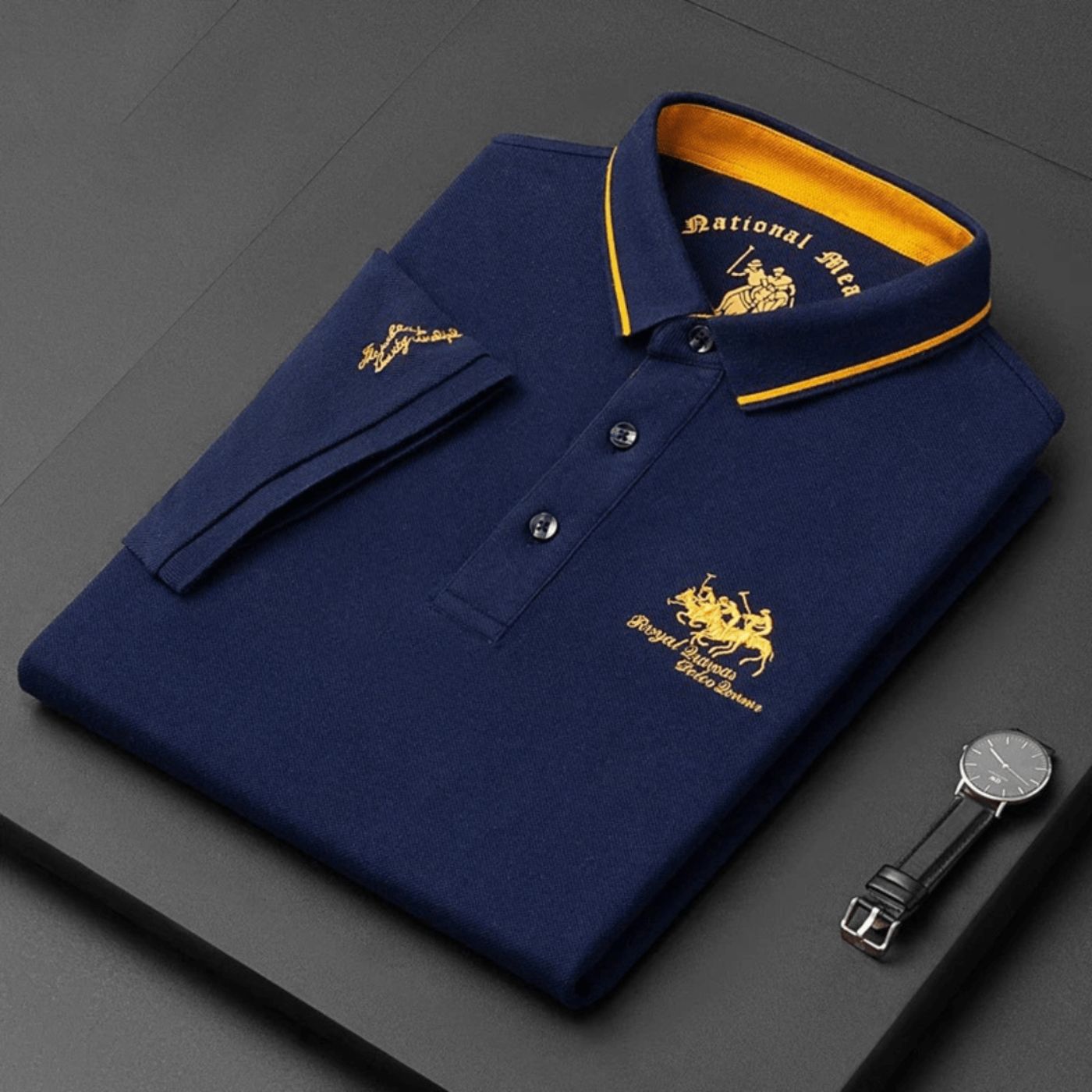 Zachery - Comfort-Fit Men's Polo