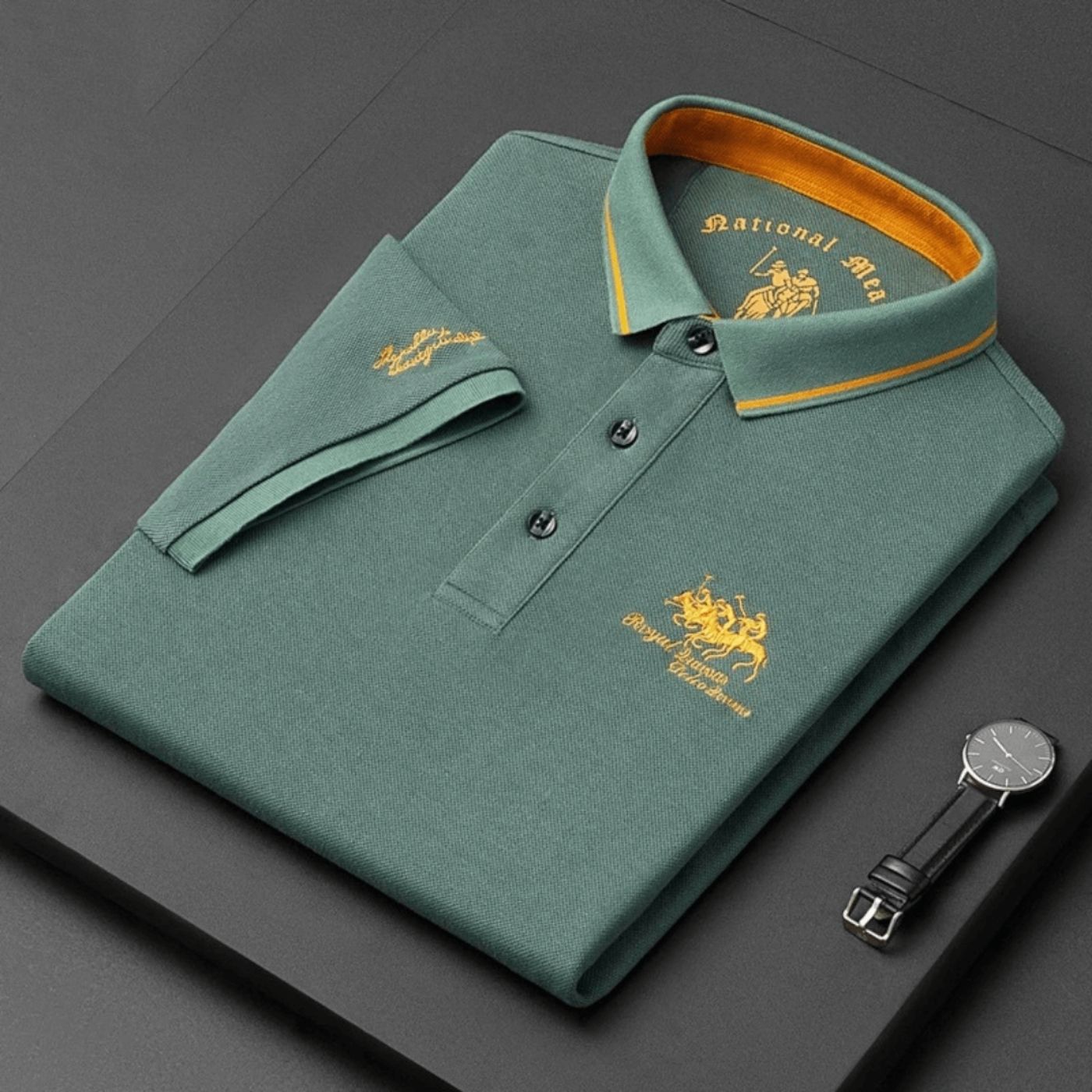Zachery - Comfort-Fit Men's Polo