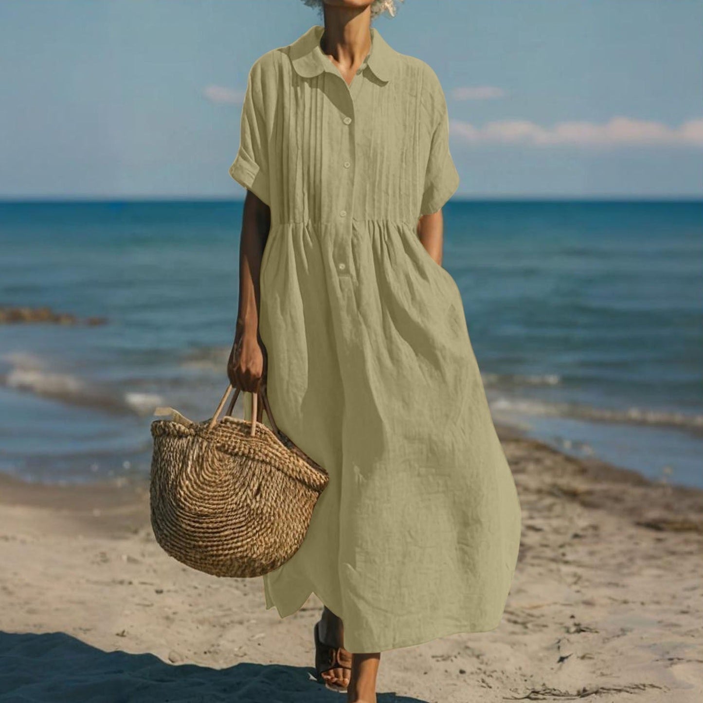 Valette - Cotton-Blend Shirt Dress