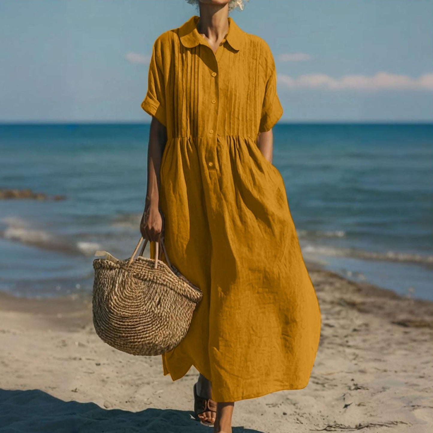 Valette - Cotton-Blend Shirt Dress