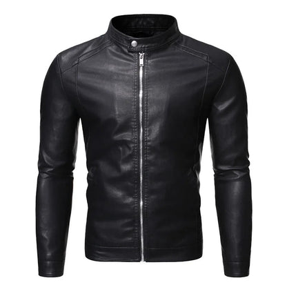 Varen - Stand-Collar Leather Jacket