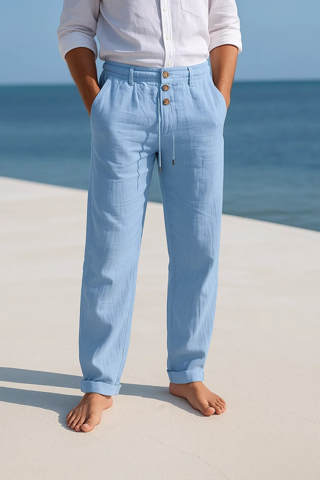 Matteo - Relaxed Linen Trousers