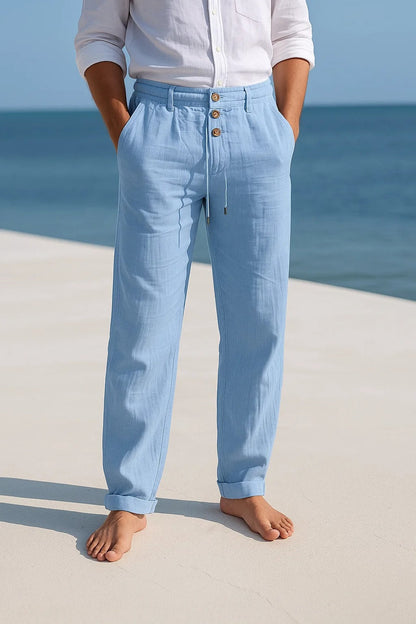 Matteo - Relaxed Linen Trousers