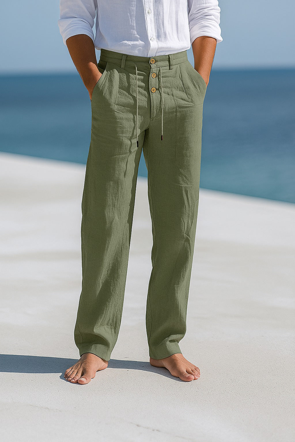 Matteo - Relaxed Linen Trousers