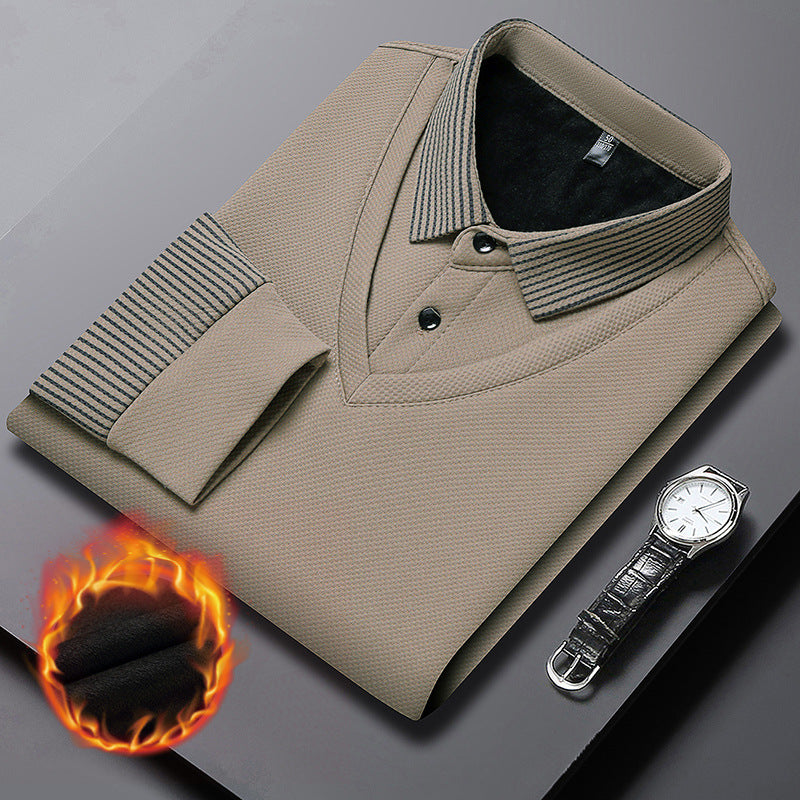 Wilburn - Cotton Striped-Collar Shirt Set