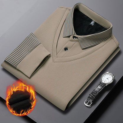 Wilburn - Cotton Striped-Collar Shirt Set