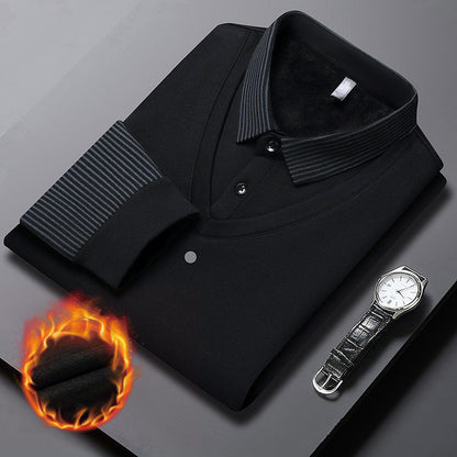 Wilburn - Cotton Striped-Collar Shirt Set