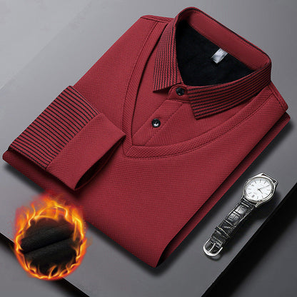Wilburn - Cotton Striped-Collar Shirt Set