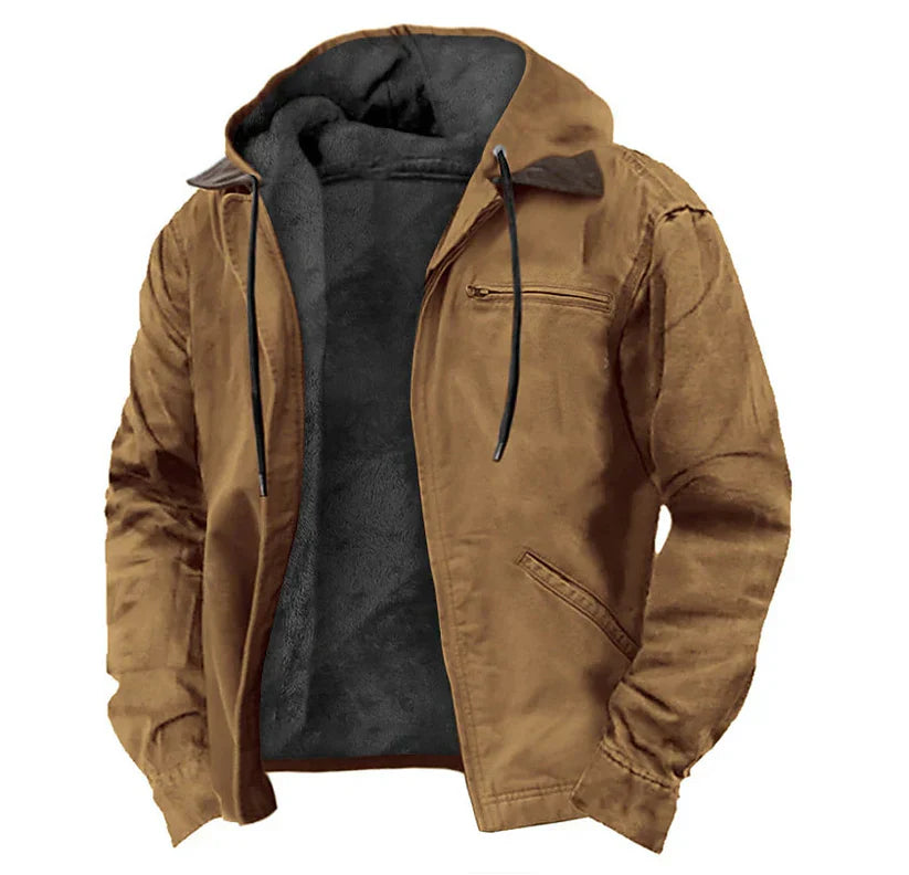 Wilhem - Fleece-Lined Hooded Jacket