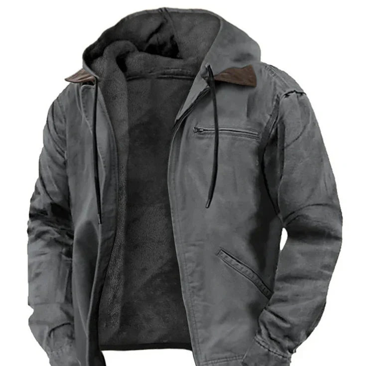 Wilhem - Fleece-Lined Hooded Jacket