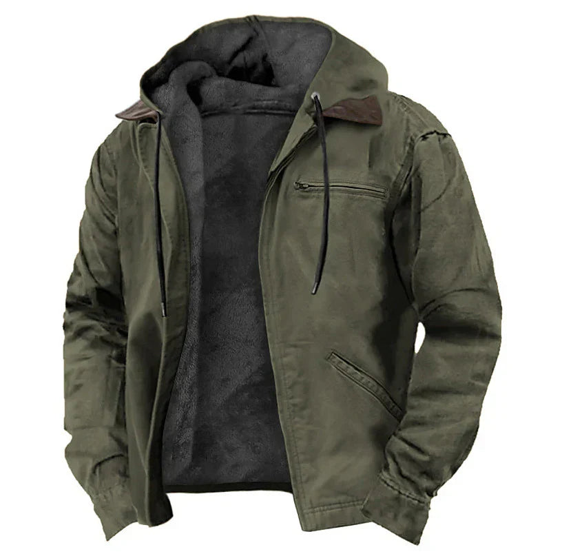 Wilhem - Fleece-Lined Hooded Jacket