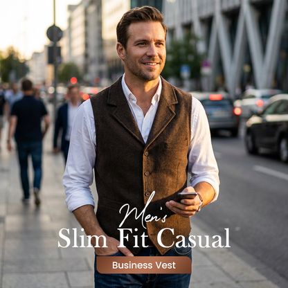 Xavier - Men's Slim Lapel Waistcoat