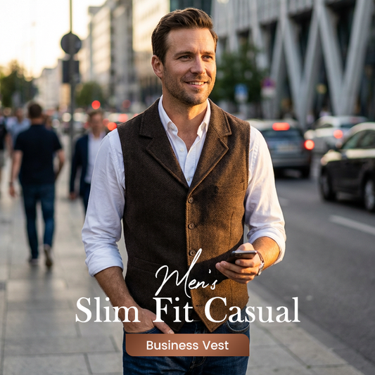 Xavier - Men's Slim Lapel Waistcoat