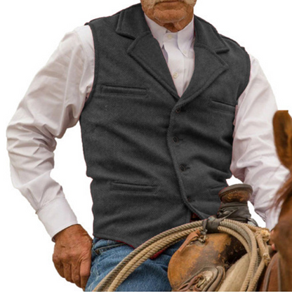 Xavier - Men's Slim Lapel Waistcoat