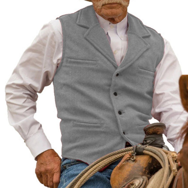 Xavier - Men's Slim Lapel Waistcoat