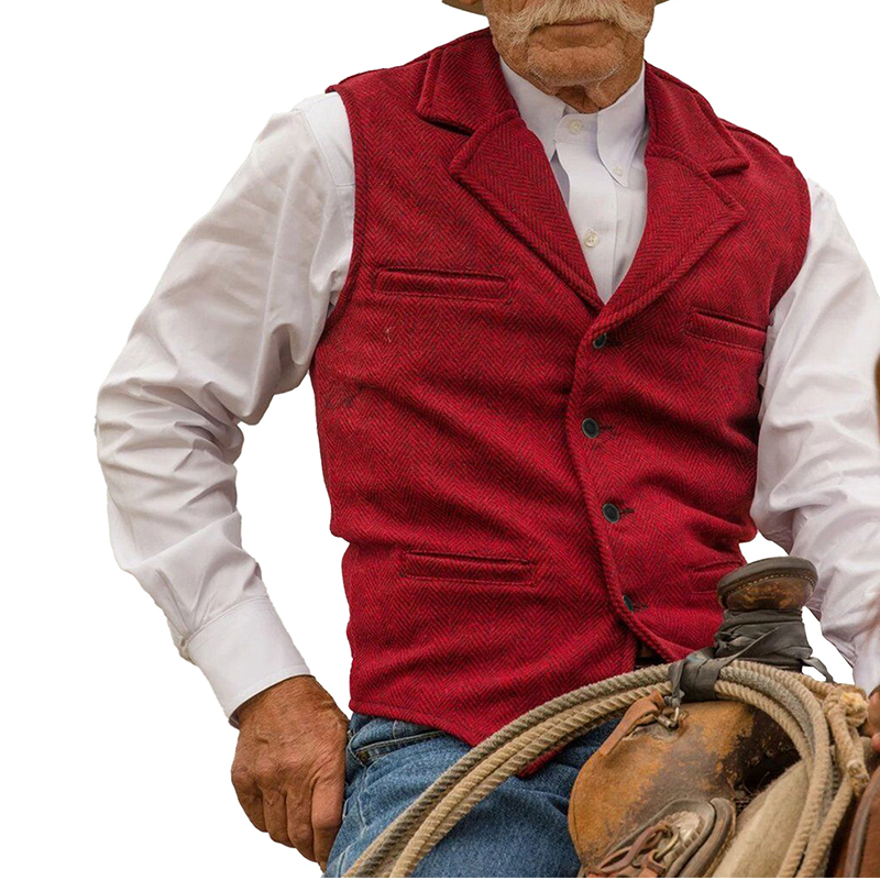 Xavier - Men's Slim Lapel Waistcoat