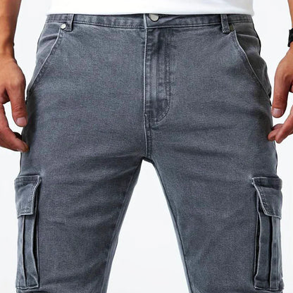 Jordan - Stretch Denim Cargo Jeans